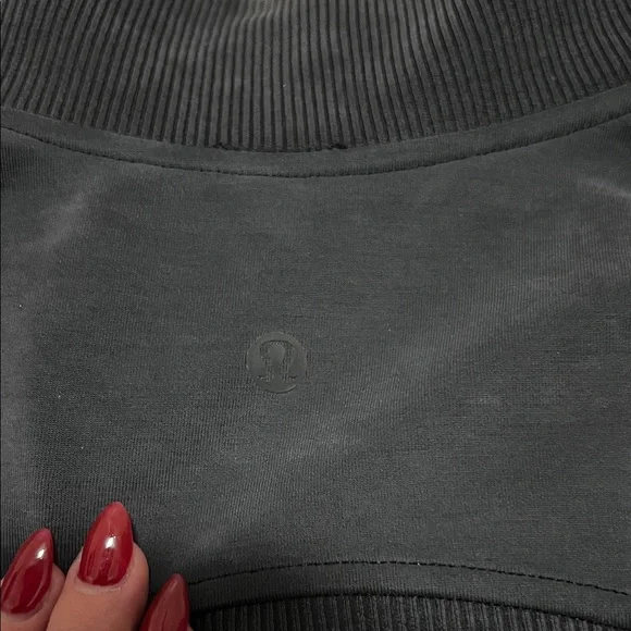 Lululemon Gray/Blue High-Neck Pullover - Picture 3 of 5